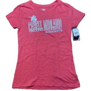 Pel Athletics - Cabell Midland Knights - Women’s Red T Shirt - Size XS - NWT
